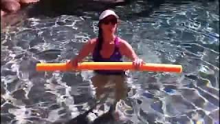 AquaFIIT Aquacise with Stacy - Fun Pool Intervals - Noodle  Water Workout - ANY level