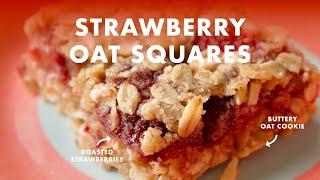 Strawberry Oat Squares