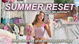 SUMMER RESET 2025   how to prepare & glow up for hot girl summer