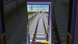 INDIAN TRAIN CROSSING 3D FUNNY GAMEPLAY  || INDIAN TRAIN CROSSING 3D GAME #SHORTS #YOUTUBESHORTS