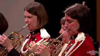 SCHUMANN - Lebhaft from Konzertstück in F for Four Horns, Op. 86 - U.S. Marine Band