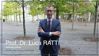 Faculty of Law, Economics and Finance - Teaching Awards 2023 - Prof. Luca Ratti