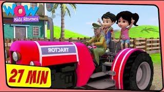 Old Macdonald | English Rhymes for Kids | English Songs | Vir the robot boy