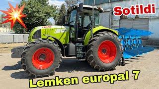 Claas arion 630c & lemken europal 7 traktor narxlari 2024