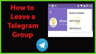 How to Leave a Telegram Group?