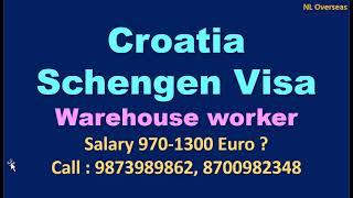 Croatia Schengen Visa || Urgent Hiring Warehouse Worker || NL Overseas #croatia || Call : 9873989862