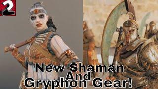 For Honor-  New Shaman And Gryphon Gear Showcase!!