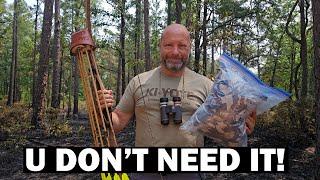 Traditional Bowhunting Misconceptions! Expensive Hunting Gear