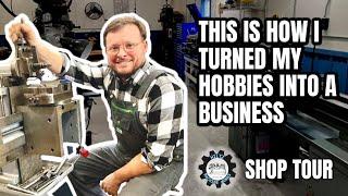 This ONE-MAN SHOP has quite a collection of VINTAGE MACHINES! | Hiltz Machine Works Shop Tour