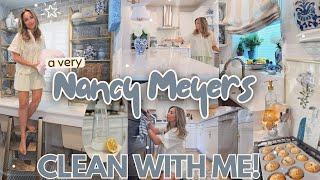 SUMMER 2025 CLEAN WITH ME! ️🪻 Nancy Meyers INSPIRED  Dreamy Cleaning Motivation & TIPS + TRICKS!