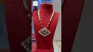 Victorian Pendents with Coral and pearls strings only @VegaJewellersjubileehills