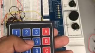 Clemson Microcontrollers Lab 4 - Keypad Interface