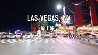 Las Vegas Night Drive in 4K