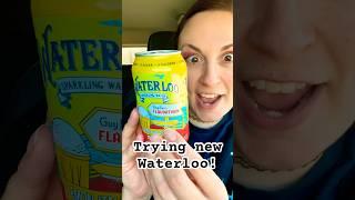 Trying new Lemon Italian Ice Waterloo! #fyp #shorts #water #lemon #yummy #refreshing #foodreview