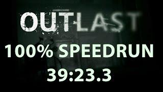 Outlast Speedrun 100% 39:23.3 (PC) (old WR)