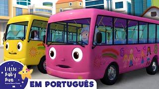 As Rodas do Ônibus Rosa! | Little Baby Bum em Português | Músicas Infantis e Canções de Ninar