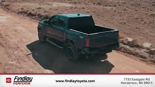 The 2024 Tacoma at Findlay Toyota in Henderson