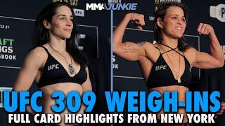 UFC 309 Official Weigh-In Highlights: One Fighter Misses Mark for New York Card