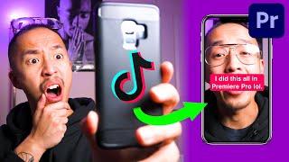 How to Edit TikTok Videos in Premiere Pro (EASIEST HACK TUTORIAL)