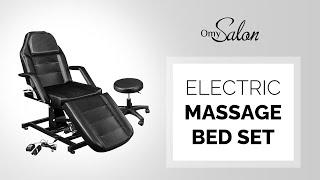 OmySalon Electric Massage Table with Stool