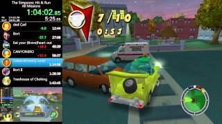 (1:42:03) The Simpsons: Hit & Run - All Story Missions Speedrun