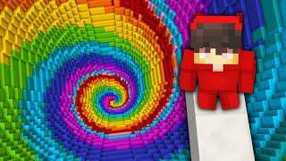 Minecraft: EXTREME RAINBOW DROPPER! (Custom Map)