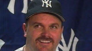 David Wells addresses media after perfect game