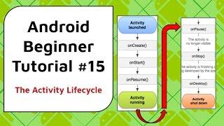 Android Beginner Tutorial #15 - Android Activity Lifecycle [What it is and what you need to know]