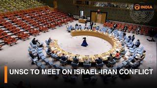 UNSC to meet on Israel-Iran conflict & more updates | DD India live | 6 PM IST