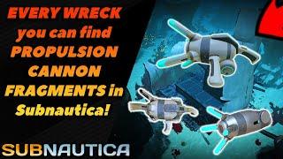 The BEST Locations for Propulsion Cannon Fragments in Subnautica