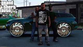 GTA 5 - LA HOOD LIFE - Doing HITS with CJ and SWEET - #10