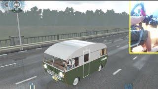 City Car Driving mod - SAAB 92HK 1965 Caravan, Commentary, Logitech G27 + feet/pedals gameplay