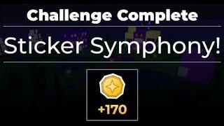 Sticker Symphony Weekly Challenge (Exercise using Stella) in Tower Heroes (Roblox) 10.28.2024