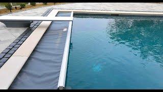 Automatic Pool Covers Post-Pour Gunite Retainer Installation