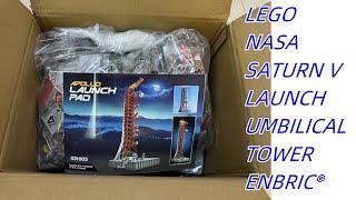 ENBRIC NASA Saturn-V Launch Umbilical Tower building blocks kit compatible with LEGO 21309 OR 92176