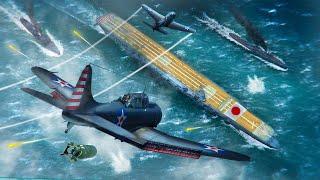 AMBUSHING JAPANESE AIRCRAFT CARRIER FLEET in War Thunder!