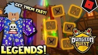 HOW TO GET LEGENDARY FAST ON DUNGEON QUEST 2020 | Roblox Dungeon Quest