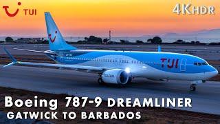 TUI Airways flight experience | Boeing 787-9 Dreamliner - Gatwick to Barbados [ TOM020]