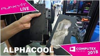 Alphacool booth visit at Computex 2018