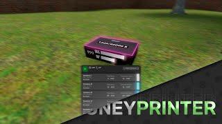 Money Printer System | RolePlay | Gmod