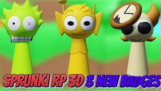 Roblox - How To Get 3 New Badges Morph In Sprunki RP 3D Update