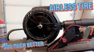 Airless Scooter Tire Replacement