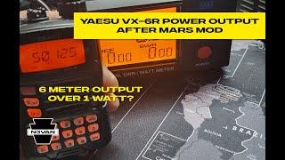 Yaesu VX 6R Power Output After MARS Mod