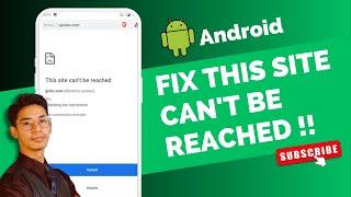 How to Fix This Site Can't be Reached Android