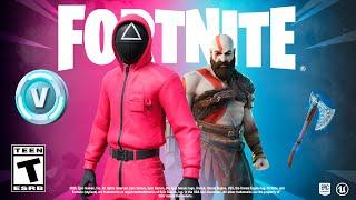 Fortnite's *NEW* Update! (FREE Skin, Kratos Returns, Squid Game Event)