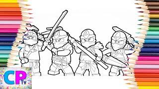 Lego Ninjago Coloring Pages, Coloring Pages Tv, Ninjago Ready for Action