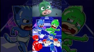 PJ Masks XOwlette Vs Gekko vs Catboy Coffin Dance #tileshop #pjmasks #gekko#owlette#catboy#shorts