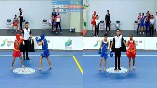 SJM 10 th Asian Wushu Championships 2024 . Men's 48kg IND   VS VIE  .