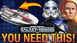 Captain Rex and Tarkin SAVE Galaxy of Heroes - New Best Counters to 7 Star Punshing One/Executors