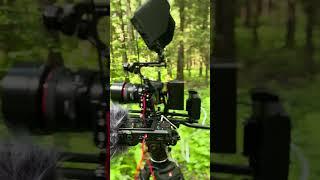 Everythin you need for HQ #filmmaking : #canonr5 #cinematic setup. #asmrvideo in wild #forest